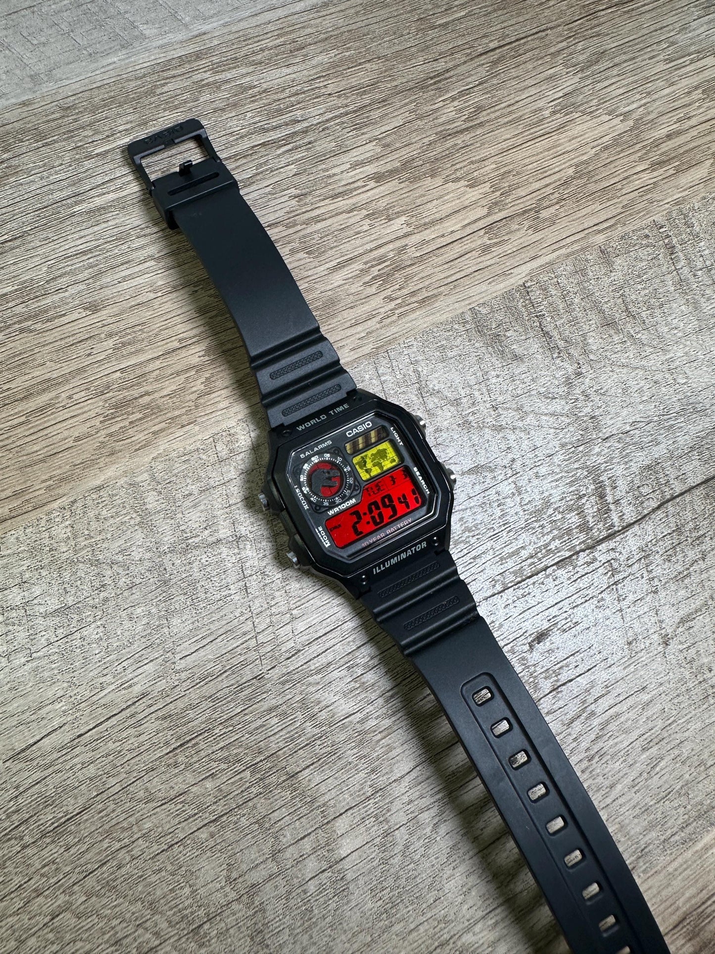 Custom Casio AE1200 "Jurassic Park"